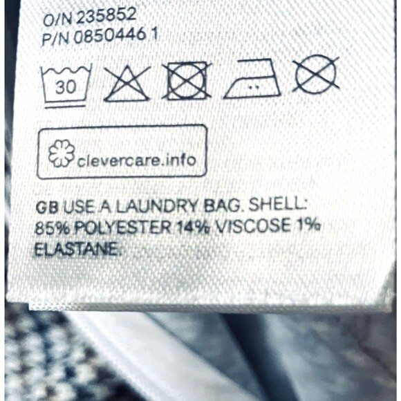 Y2K Clueless Skirt Houndstooth Pencil Midi Knee S 6 Lined H & M Grommet Preppy - Picture 5 of 13